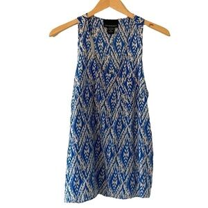 Cynthia Rowley medium blouse blue sleeveless